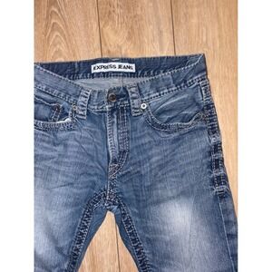 Express Jeans Rocco Slim Fit Denim Blue Jeans Men's Size 29x30